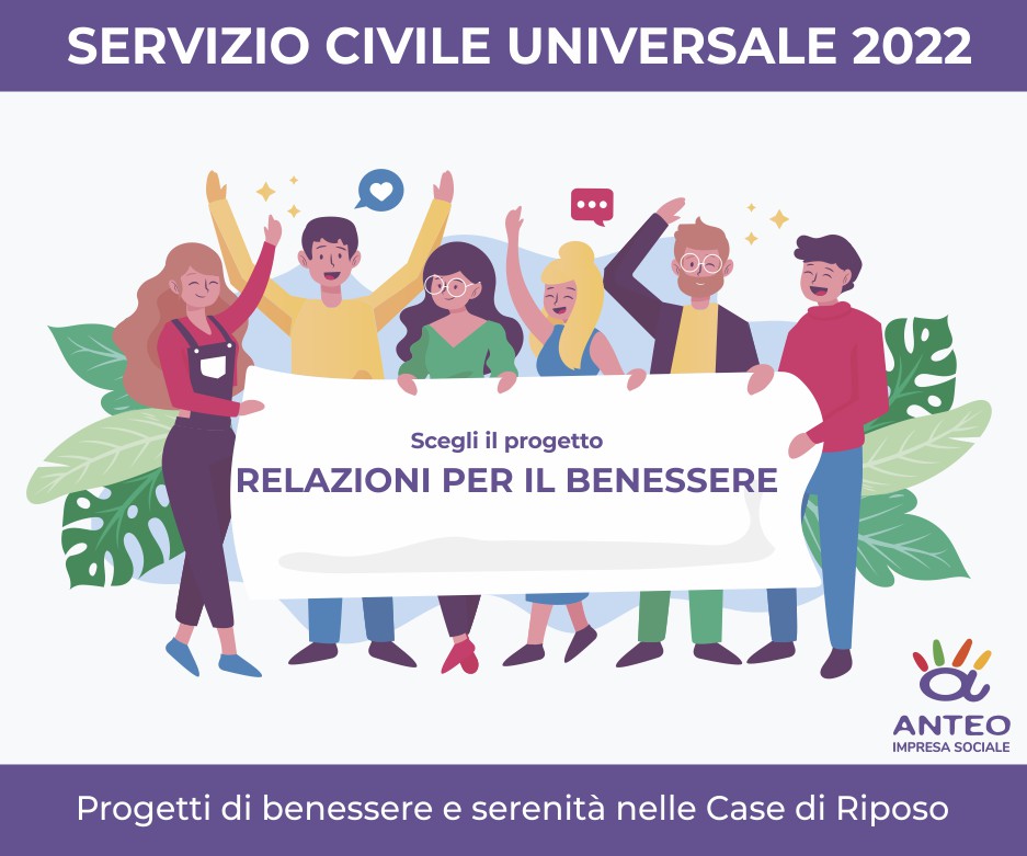 servizio civile 2022 relazioni per il benessere